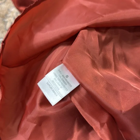 BISOU BISOU Pumpkin Orange Faux Suede Studded Fall Skirt Western SZ 6 - Picture 5 of 5